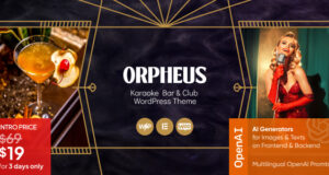 Orpheus – WordPress-Template für Karaoke-Bar und Club