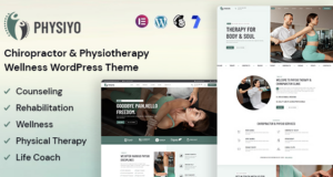 Physiyo – Chiropraktiker und Physiotherapie Wellness WordPress Layout