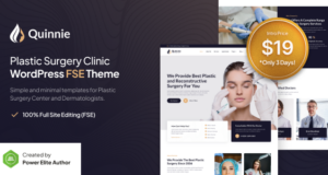 Quinnie – WordPress-Template für die Klinik für plastische Chirurgie