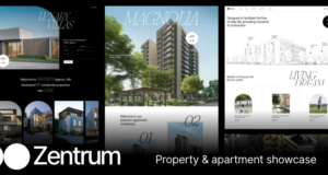 Zentrum – Immobilien- und Wohnungspräsentations-WordPress-Template