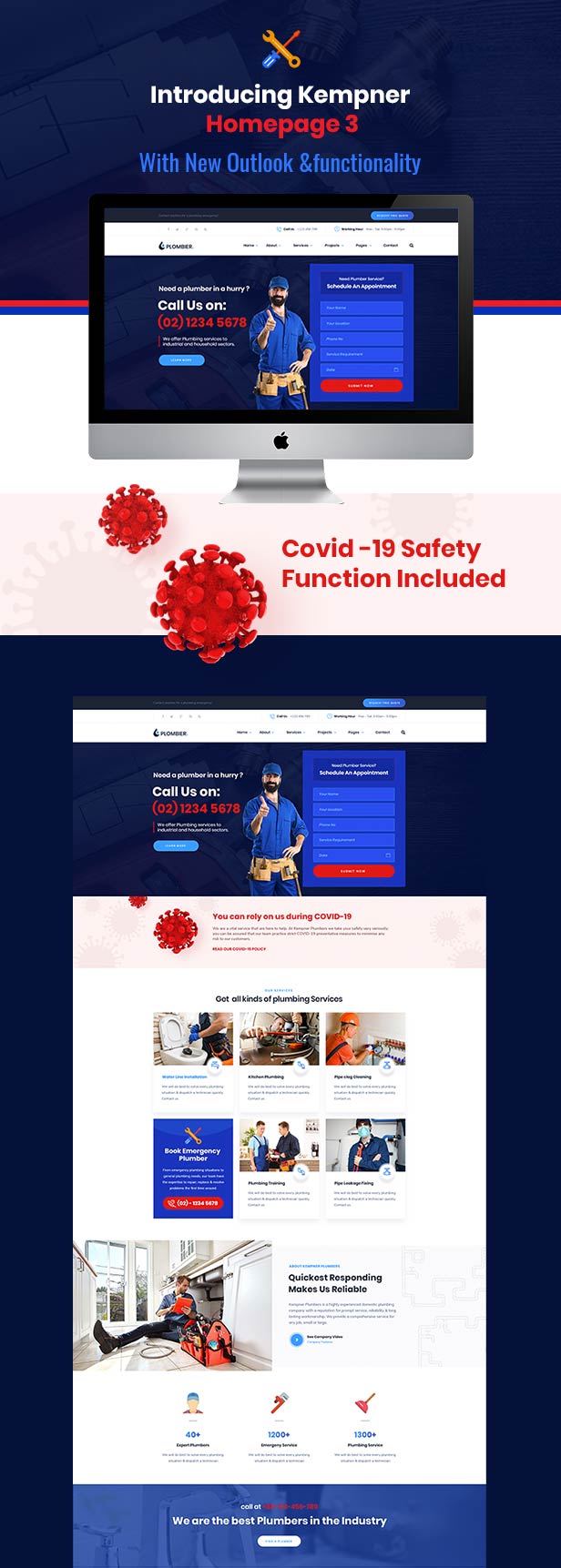 Kempner – Klempner-WordPress-Theme – 1
