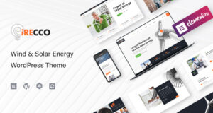 iRecco – WordPress-Template für Wind- und Solarenergie