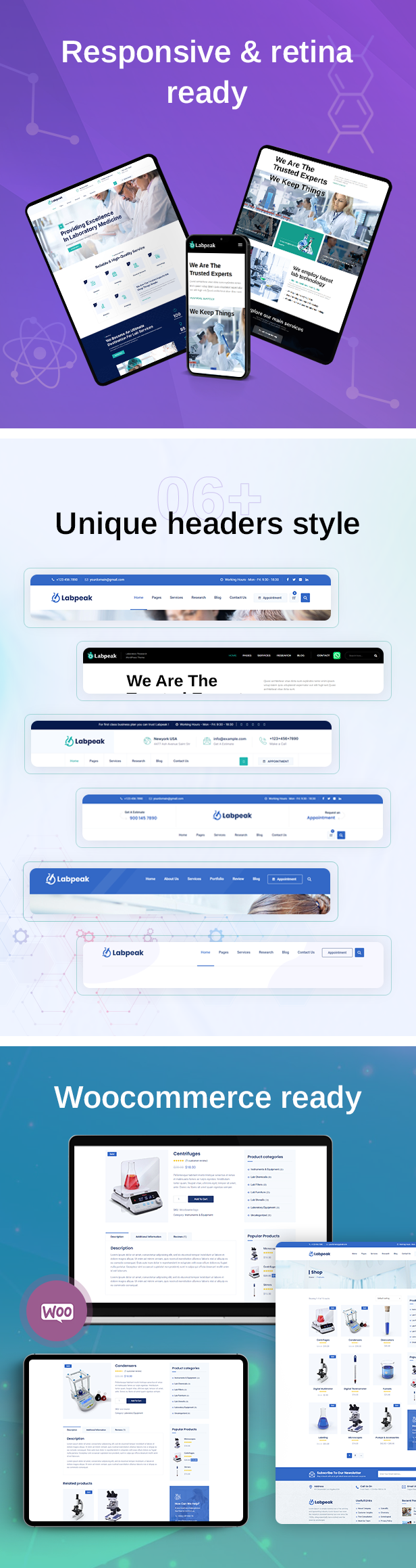 Labpeak WordPress-Theme