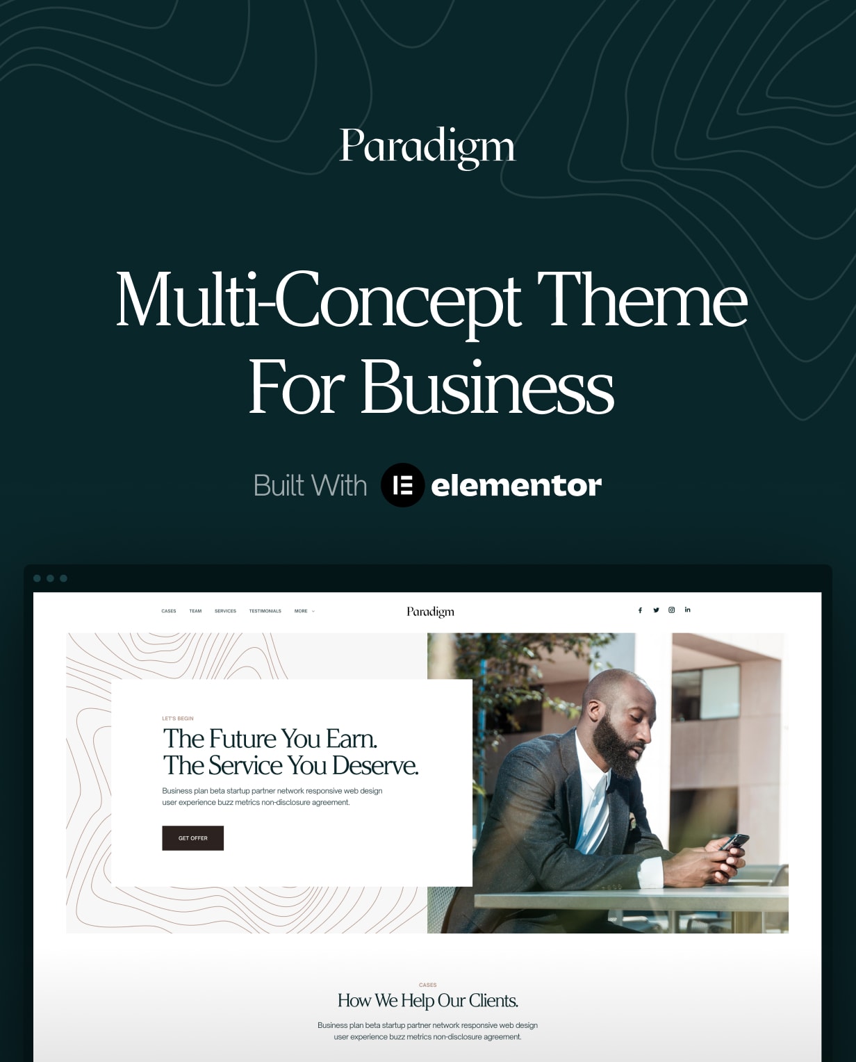 Paradigm – Multi-Konzept-Theme für Unternehmen – 1