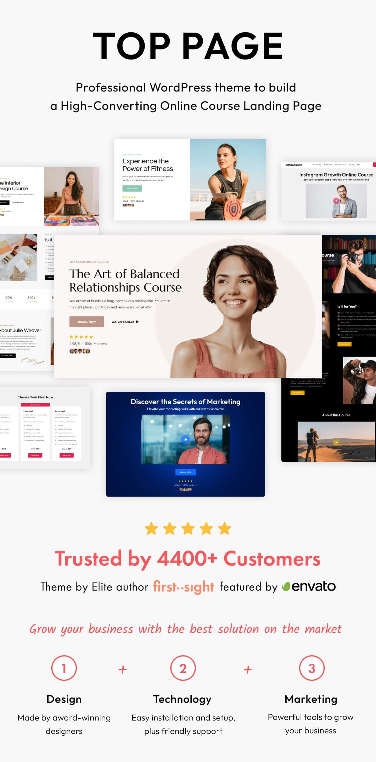 Magnetique WordPress-Theme-Präsentationsbild