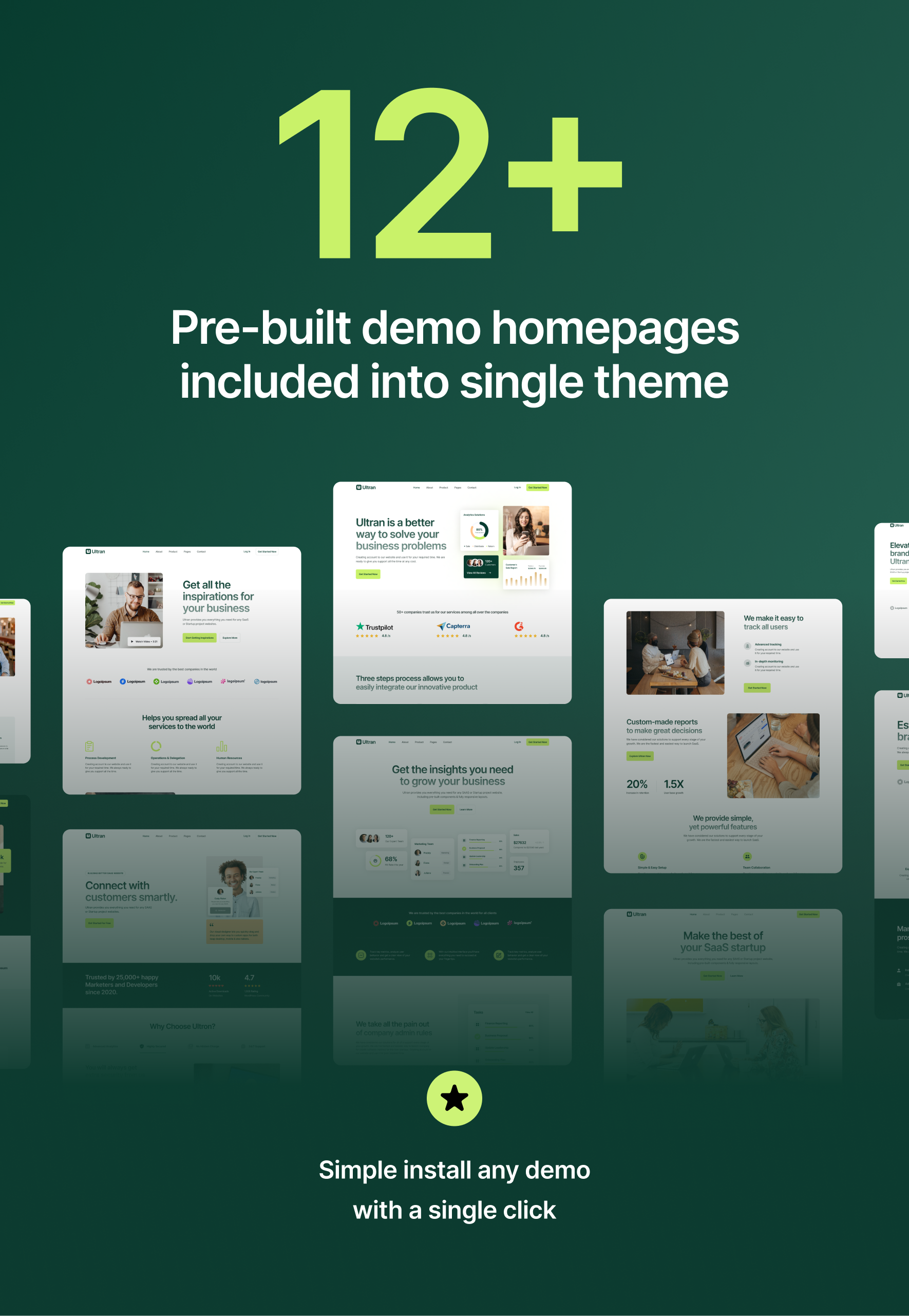 Ultran – SaaS & Startup-WordPress-Theme – 2