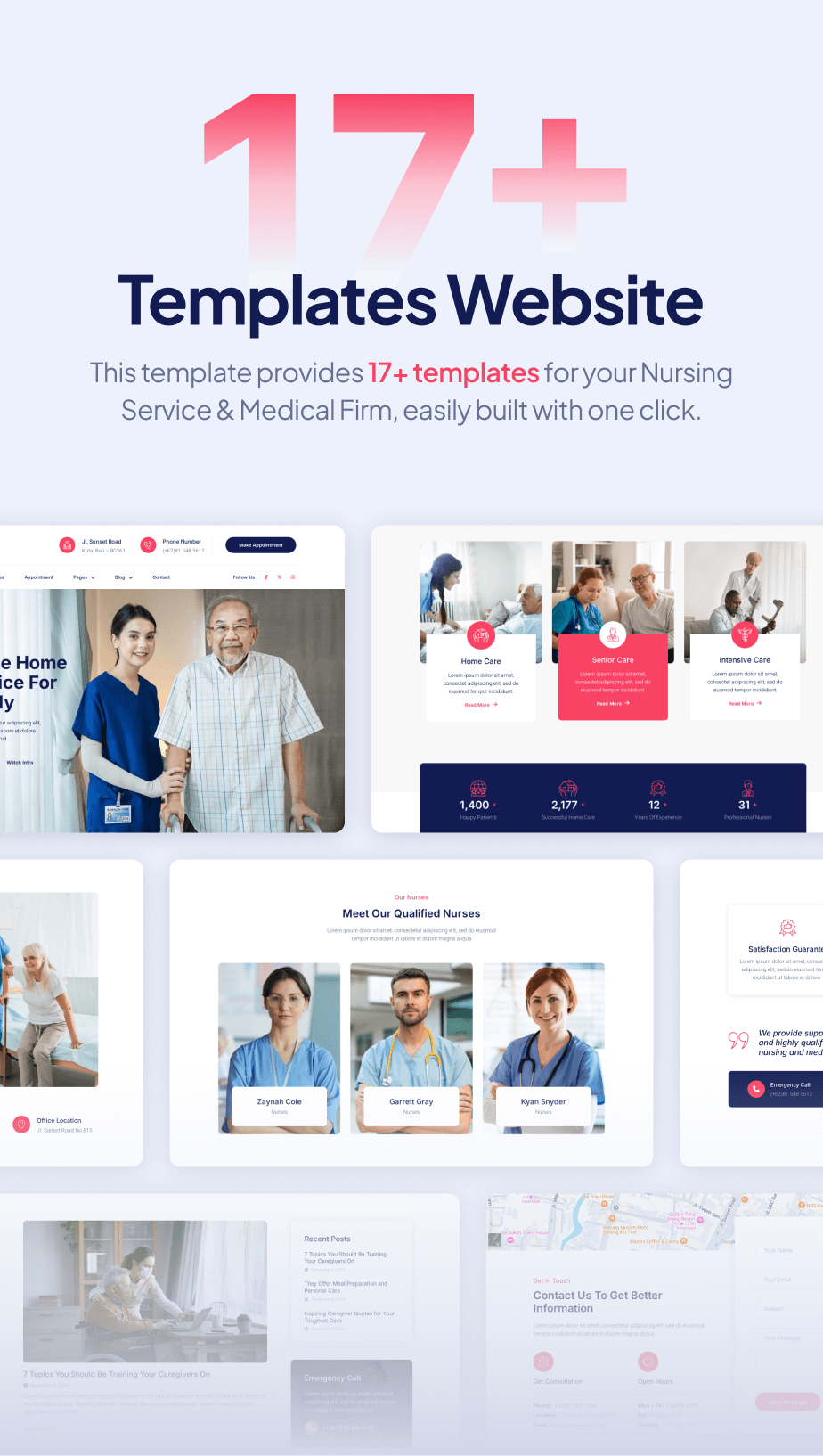 Nursera – Häusliche Pflege und private Krankenpflege FSE WordPress Theme – 5