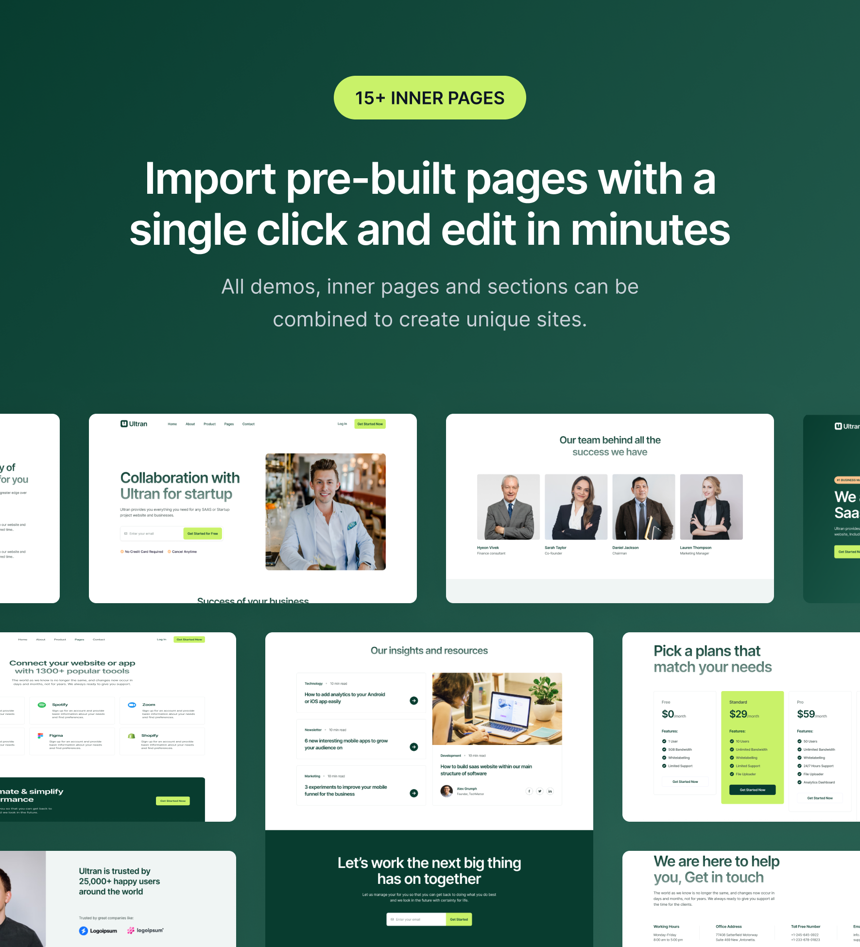 Ultran – SaaS & Startup-WordPress-Theme – 4