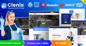Clenix – WordPress-Layout für Reinigungsdienste