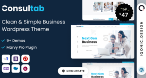 Consultab – WordPress-Template für Unternehmensberatung und Finanzen