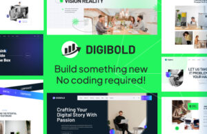 DigiBold – Kreatives Portfolio für digitale Agenturen, Mehrzweck-WordPress-Template