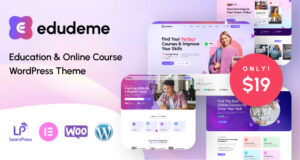 Edudeme – WordPress-Vorlage für Bildung und Online-Kurse