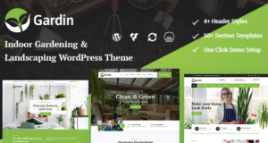 Gardin – WordPress-Template für den Innengartenbau