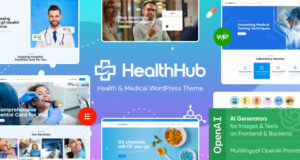 HealthHub – WordPress-Vorlage für Gesundheit und Medizin
