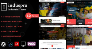 Induspro – Fabrik- und Industrie-WordPress-Vorlage