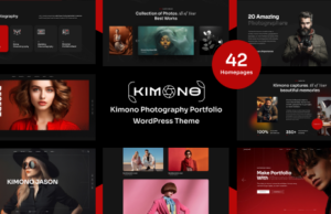 Kimono – Fotografie-Portfolio-WordPress-Template