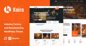 Koira – WordPress-Template für Industrie und Fertigung