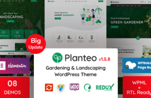 Planteo – WordPress-Layout für Garten- und Landschaftsbau