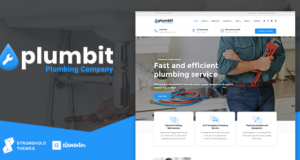 Plumbit – Sanitär-WordPress-Layout