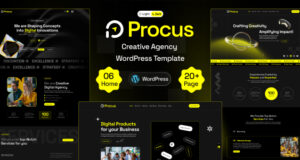 Procus – Modernes WordPress-Layout für kreative Digitalagenturen