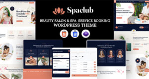 Spaclub – WordPress-Template zur Buchung von Schönheitssalons und Spa-Services