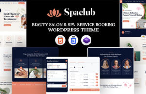 Spaclub – WordPress-Template zur Buchung von Schönheitssalons und Spa-Services