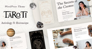 Taroti – WordPress-Layout für Astrologie und Horoskop