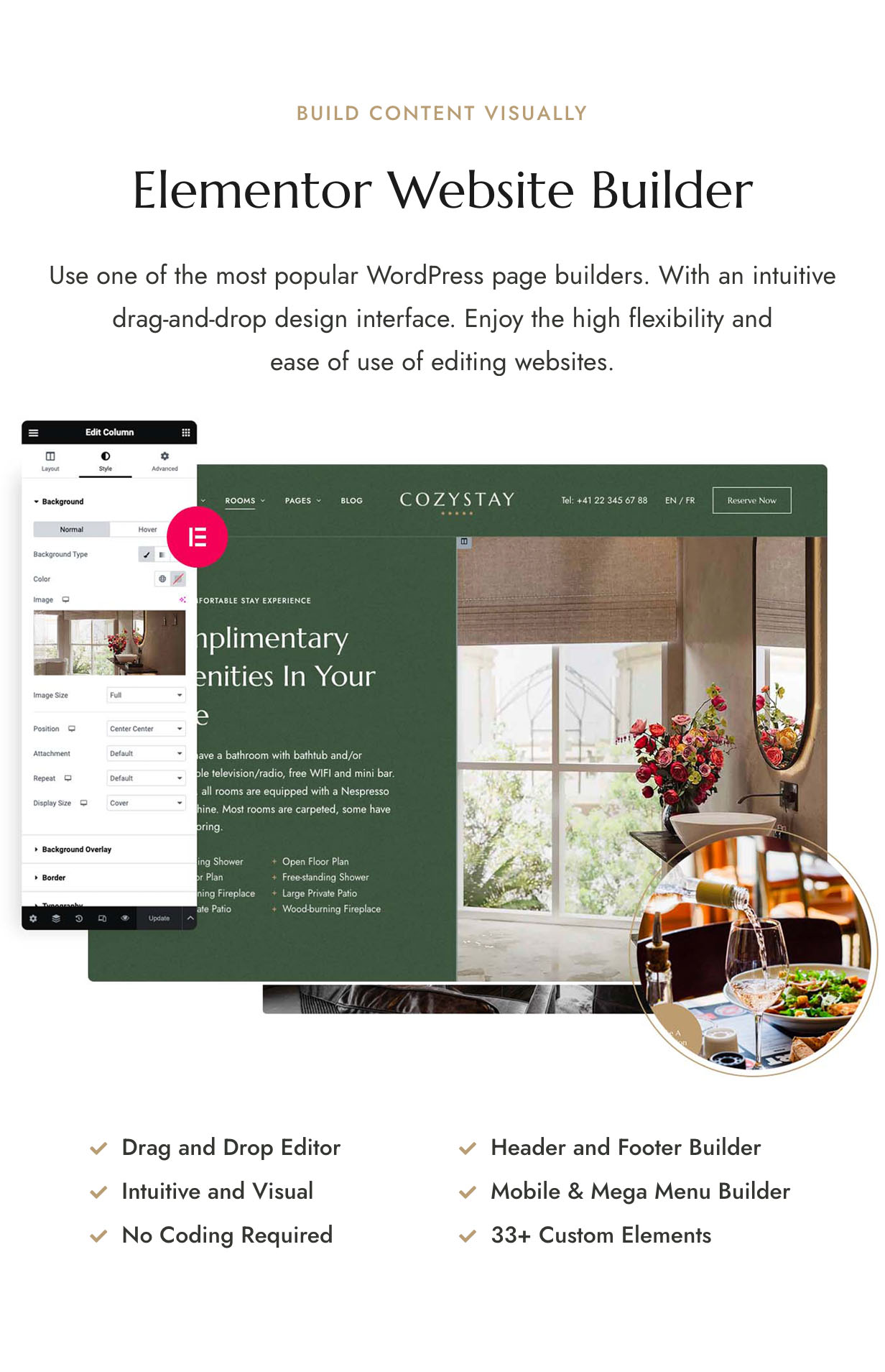 CozyStay – WordPress-Theme für Hotelbuchungen.