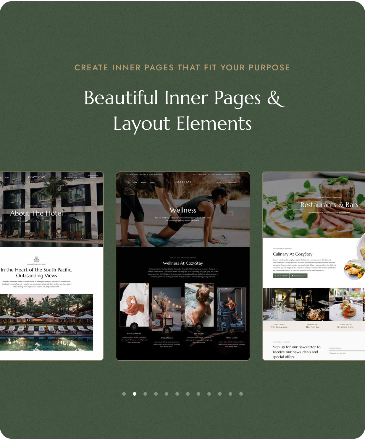 CozyStay – WordPress-Theme für Hotelbuchungen.