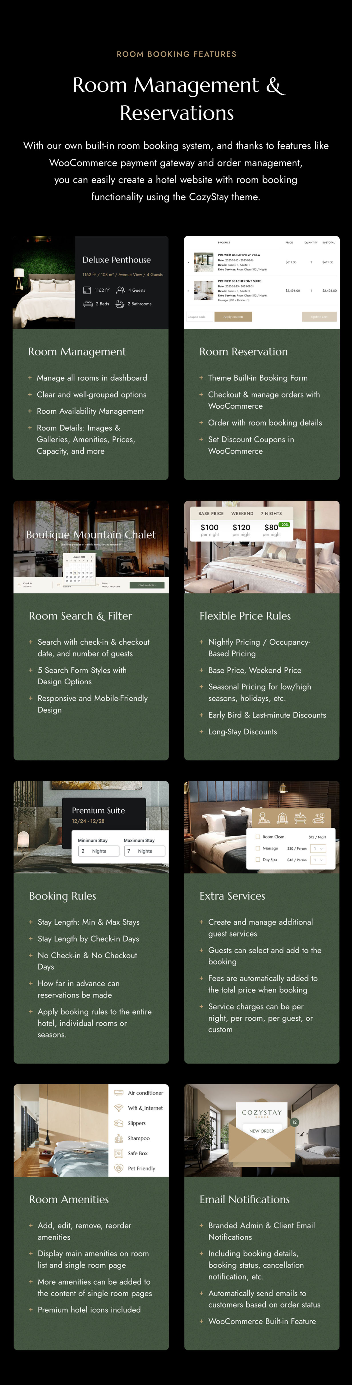 CozyStay – WordPress-Theme für Hotelbuchungen.