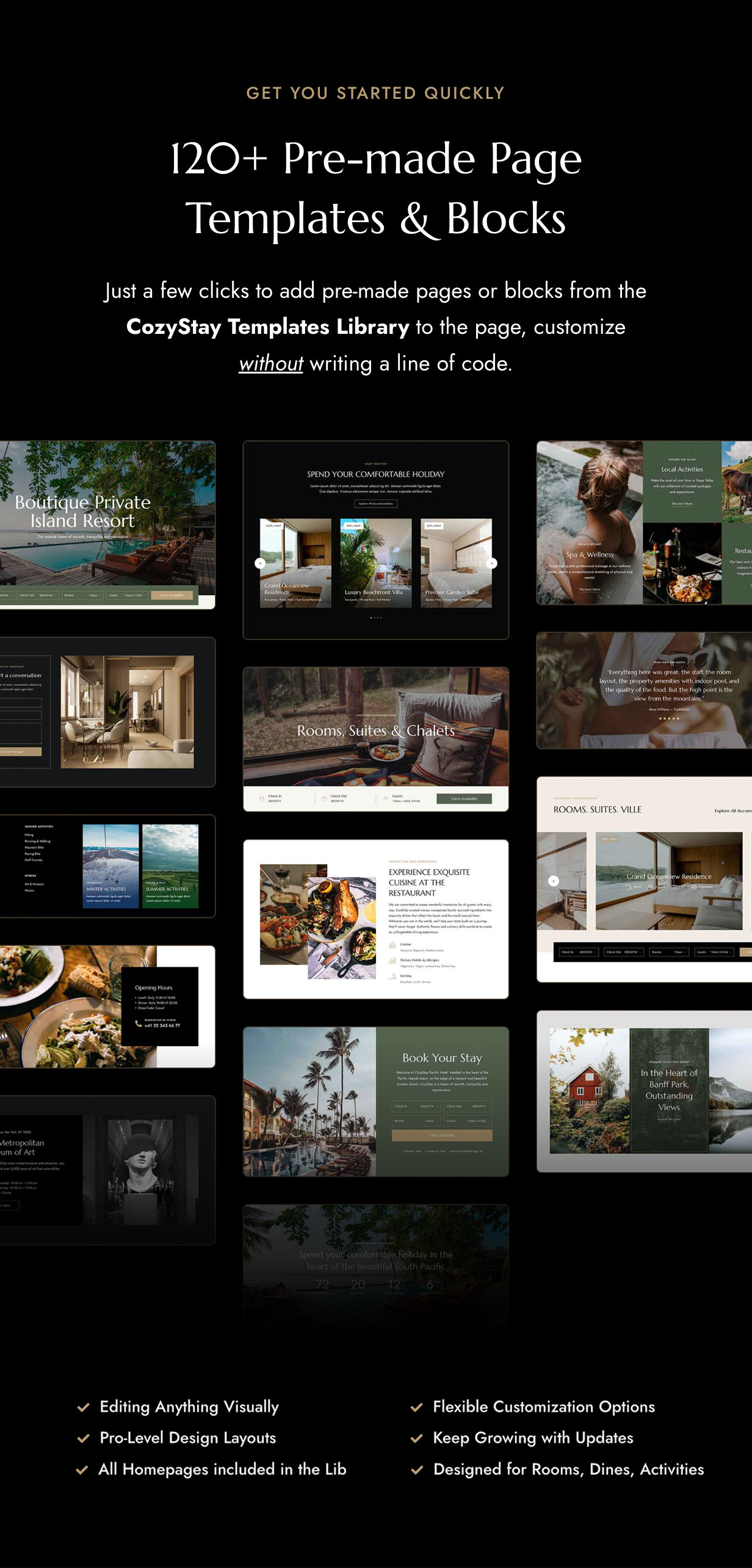 CozyStay – WordPress-Theme für Hotelbuchungen.