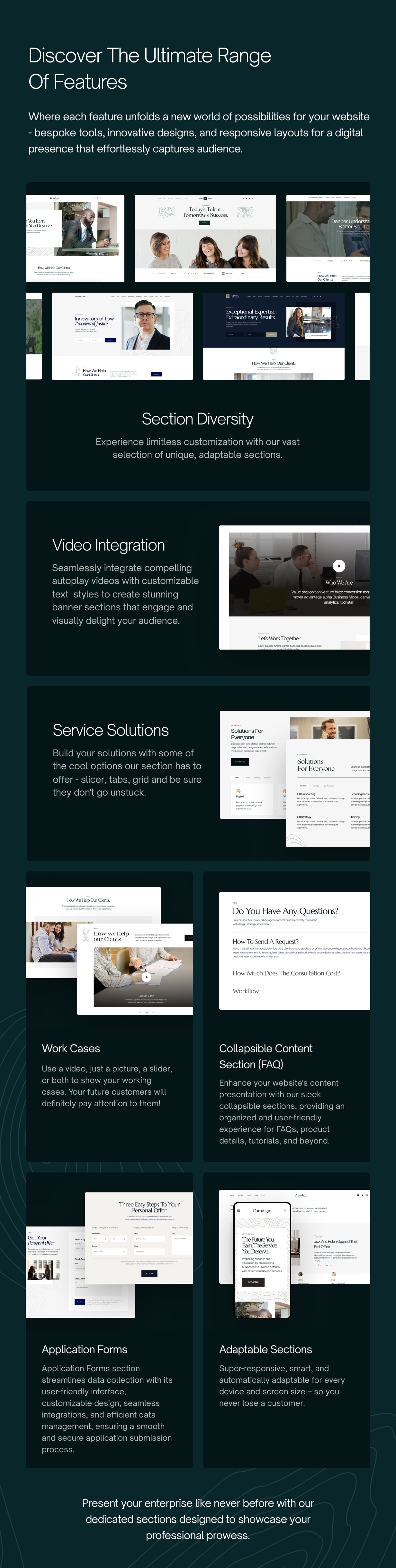 Paradigma – Multi-Konzept-Theme für Unternehmen – 8