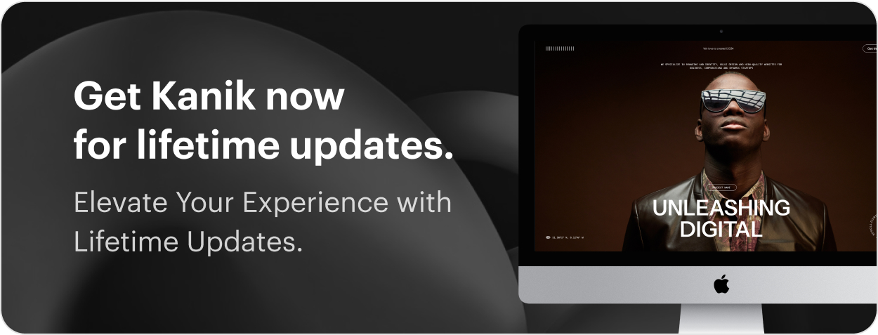 Kanik - Minimal Digital Agency WordPress Theme