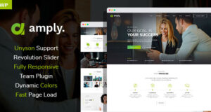Amply – WordPress-Vorlage für Webdesign und digitales Business
