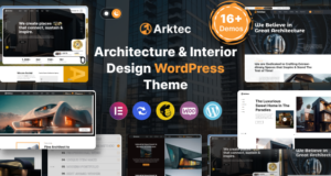 Arktec – Architektur-WordPress-Layout