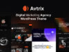 Avtrix – WordPress-Layout für Agenturen für digitales Marketing