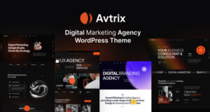 Avtrix – WordPress-Layout für Agenturen für digitales Marketing
