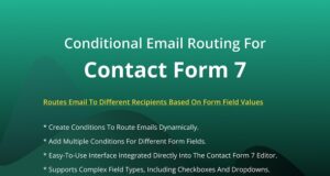 Bedingte E-Mail-Weiterleitung für Kontaktformular 7 Pro