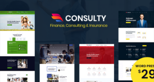 Consulty – WordPress-Vorlage für Unternehmensfinanzierung