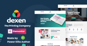 Dexen – WordPress-Vorlage für Druckerei