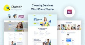 Dustar – WordPress-Template für Reinigungsdienste