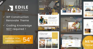 Edile – WordPress-Vorlage für Bauunternehmen