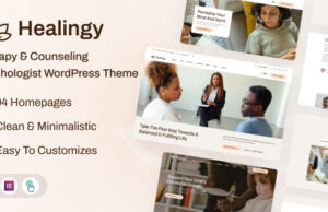 Healingy – WordPress-Template für Therapie- und Beratungspsychologen