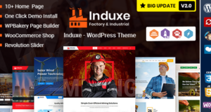 Induxe – WordPress-Layout für Industrie und Fertigung