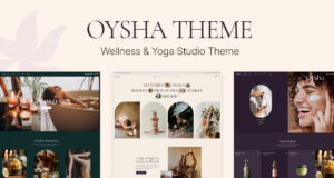 Oysha – WordPress-Vorlage für Wellnesscenter und Yoga-Studio
