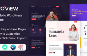 Proview – Kreatives Portfolio-WordPress-Vorlage