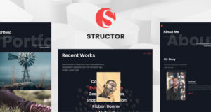 Structor – WordPress-Layout für kreatives Portfolio