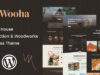 Wooha – WordPress-Layout für Holzhausbau und Holzarbeiten