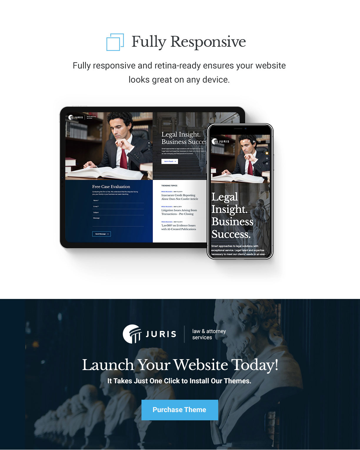 Juris – Recht, Anwalt und Rechtsanwalt WordPress Theme – 6