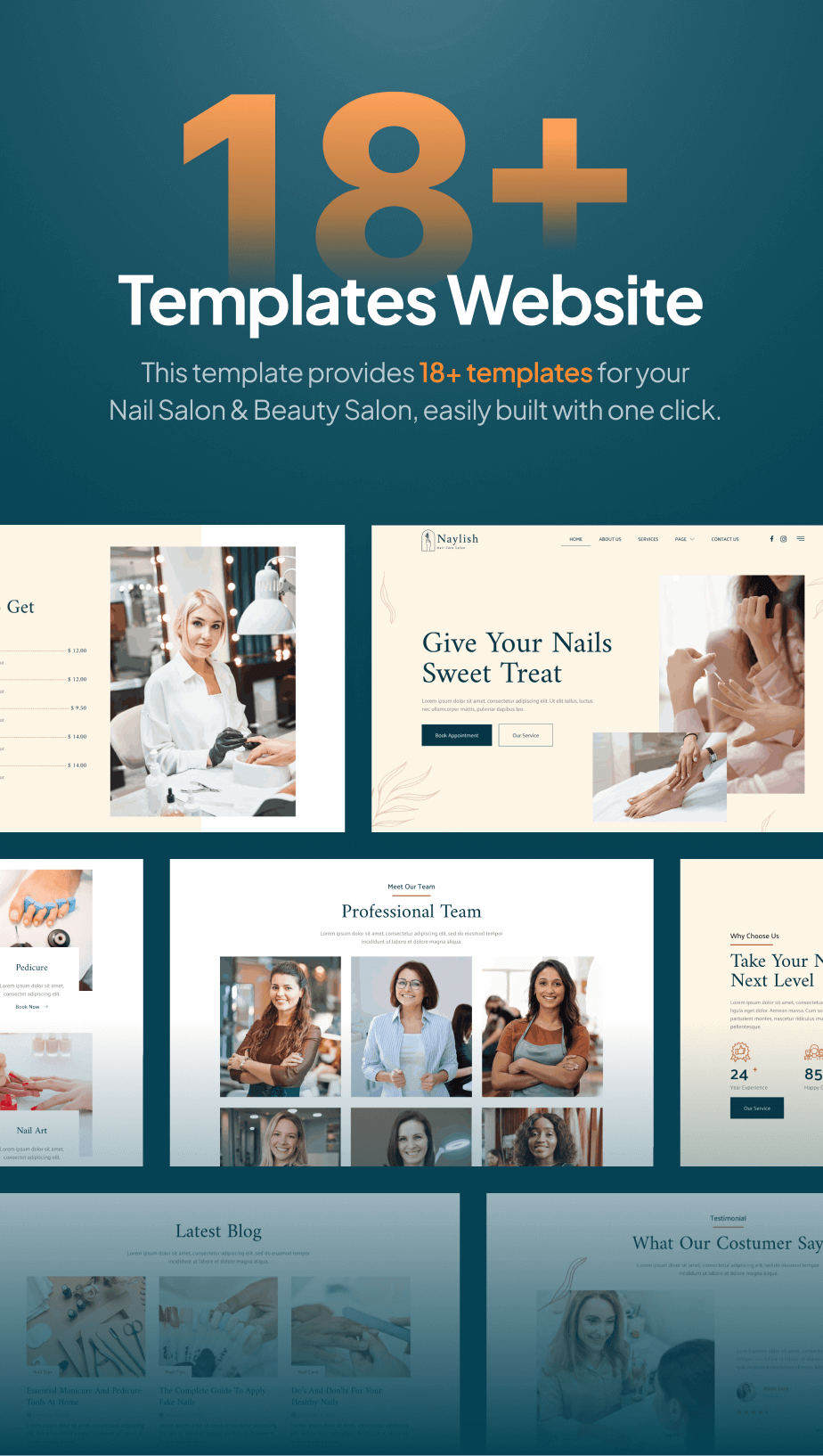 Naylish – Nagelstudio und Schönheitspflege FSE WordPress Theme – 5